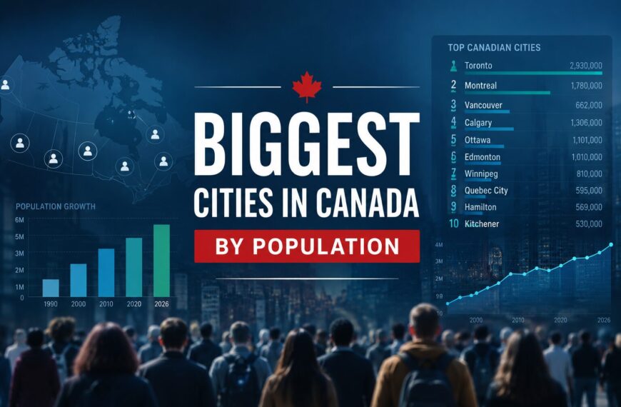 Top 10 Biggest Cities in Canada by Population (2026)