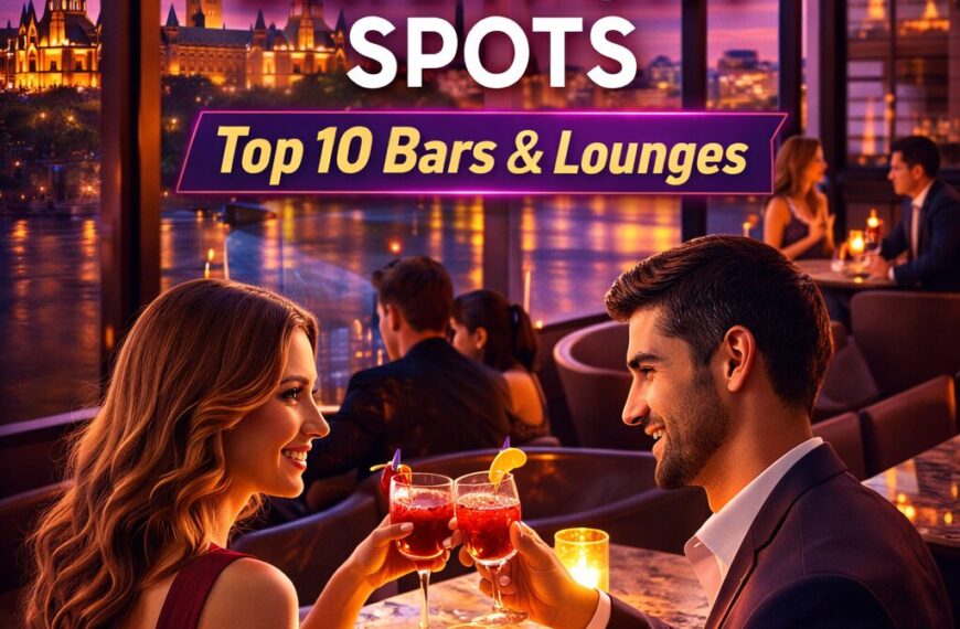 Looking for the perfect date night in Ottawa? Discover the top 10 bars and lounges in Ottawa for romantic drinks, cozy vibes, and unforgettable evenings.