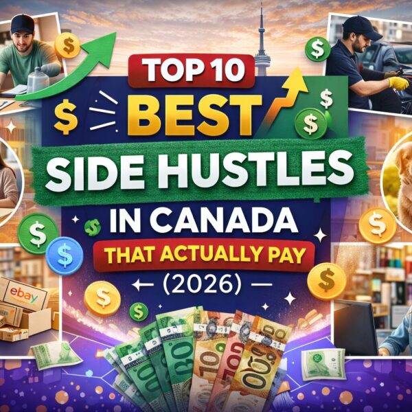 Looking for profitable side hustles in Canada? Discover the top 10 flexible and high-paying side hustle ideas for 2026.