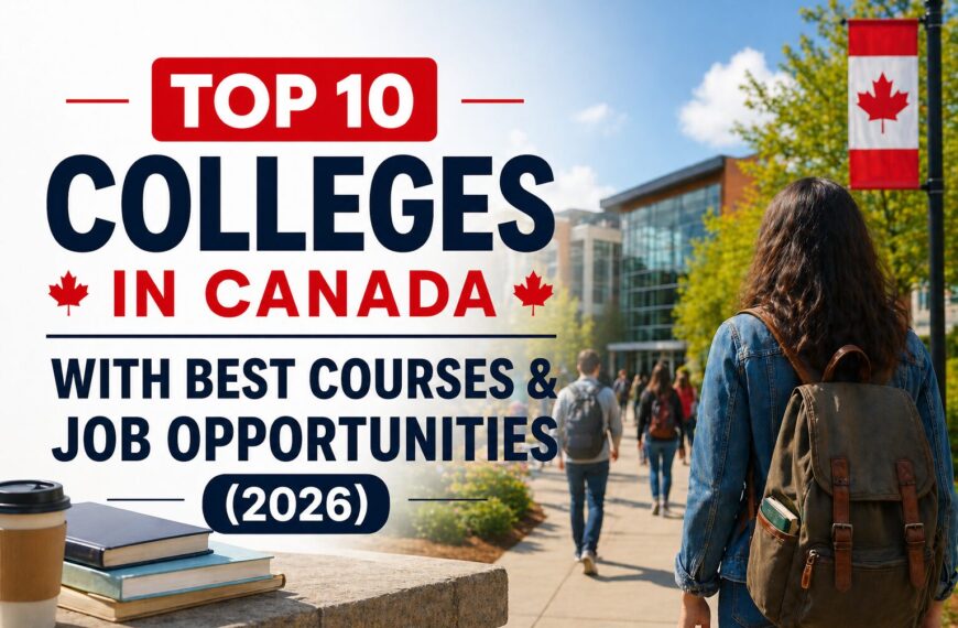 Top 10 Colleges in Canada With Best Courses & Job Opportunities (2026)