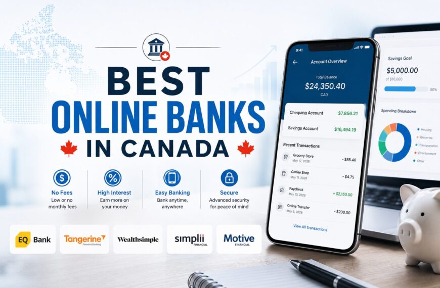 Best Online Banks in Canada With No Monthly Fees (2026)
