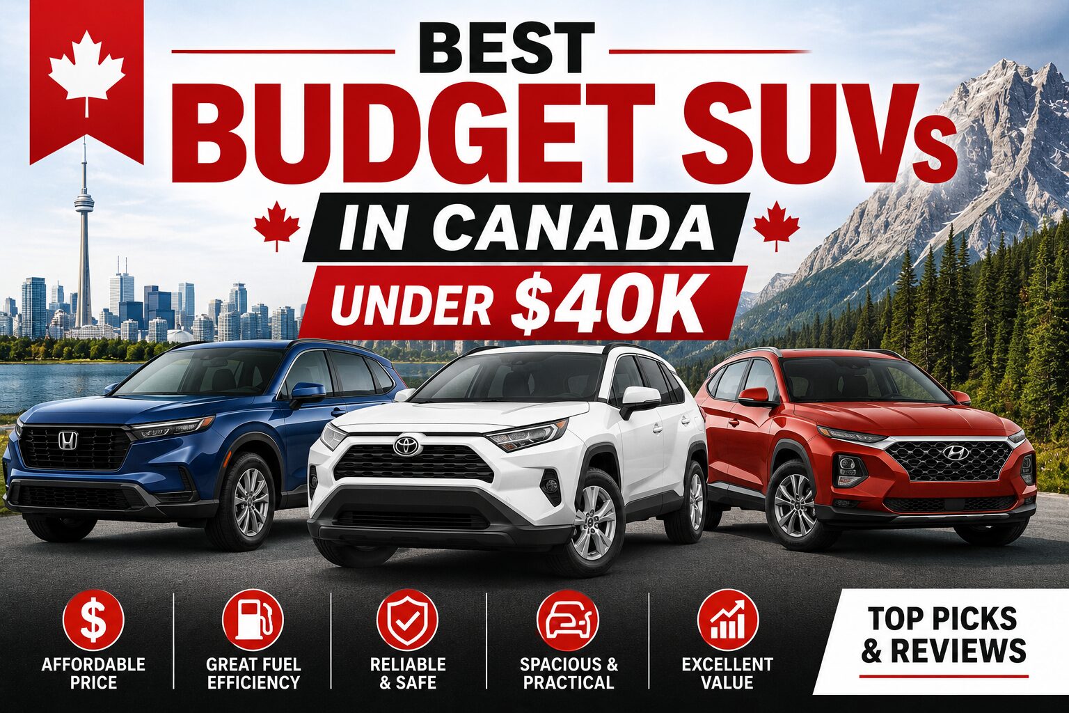 Top 10 Best Budget SUVs in Canada Under $40K