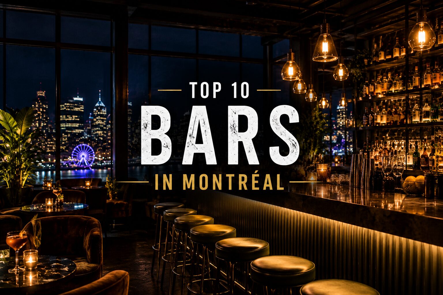 Top 10 Bars in Montréal for Drinks, Music and Nightlife
